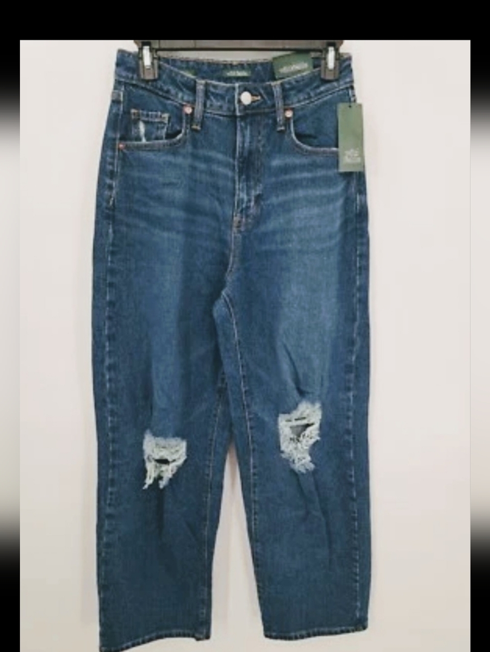 Wild Fable Women's High Rise Distressed Baggy Jeans 5 Pocket Style Sz 8 (NWT)